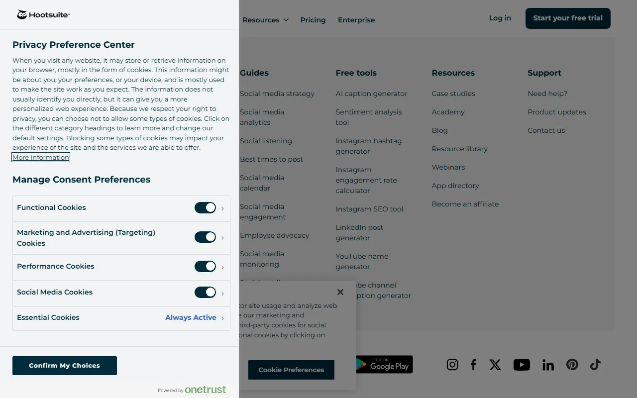Hootsuite OwlyWriter AIのスクリーンショット