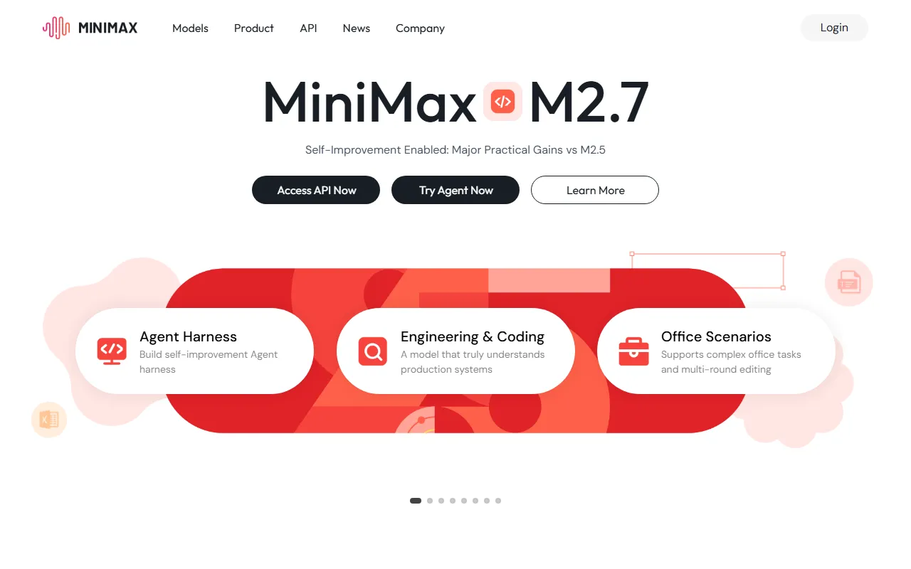 MiniMaxのスクリーンショット
