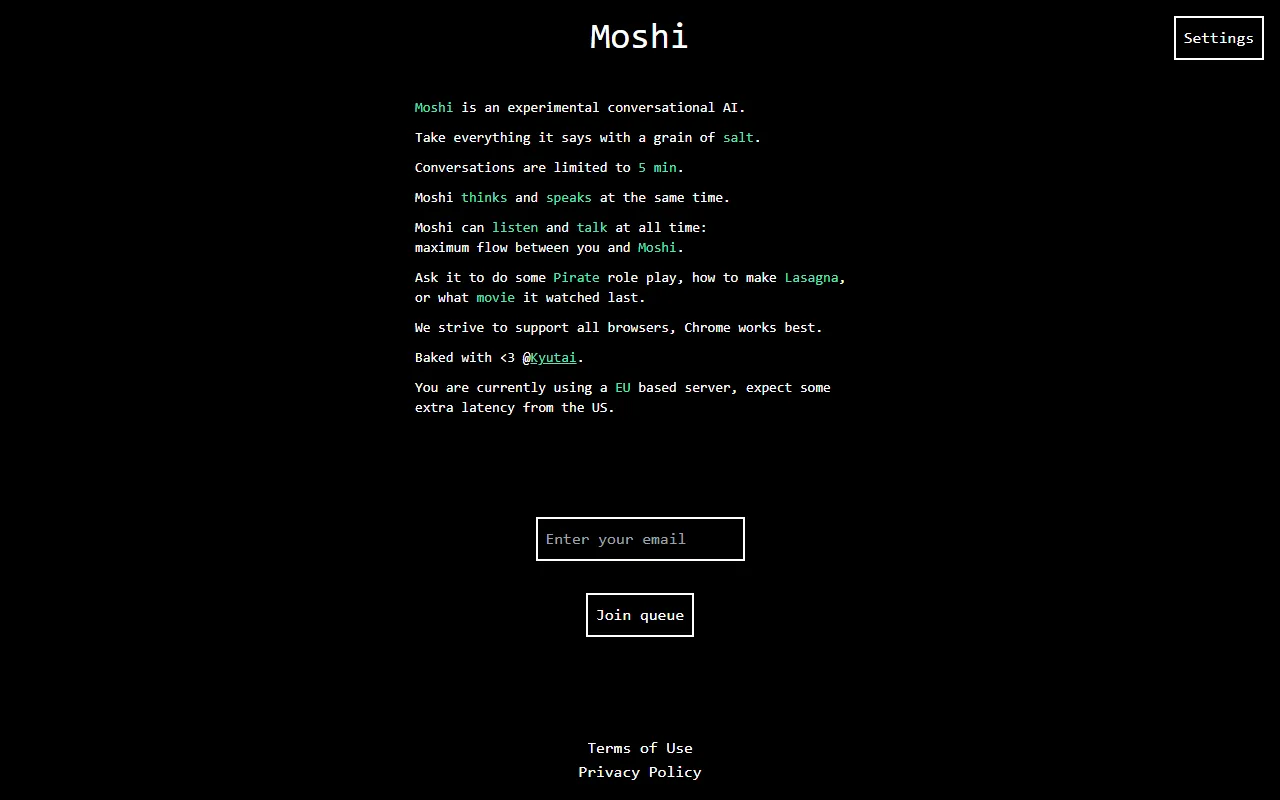 Moshiのスクリーンショット